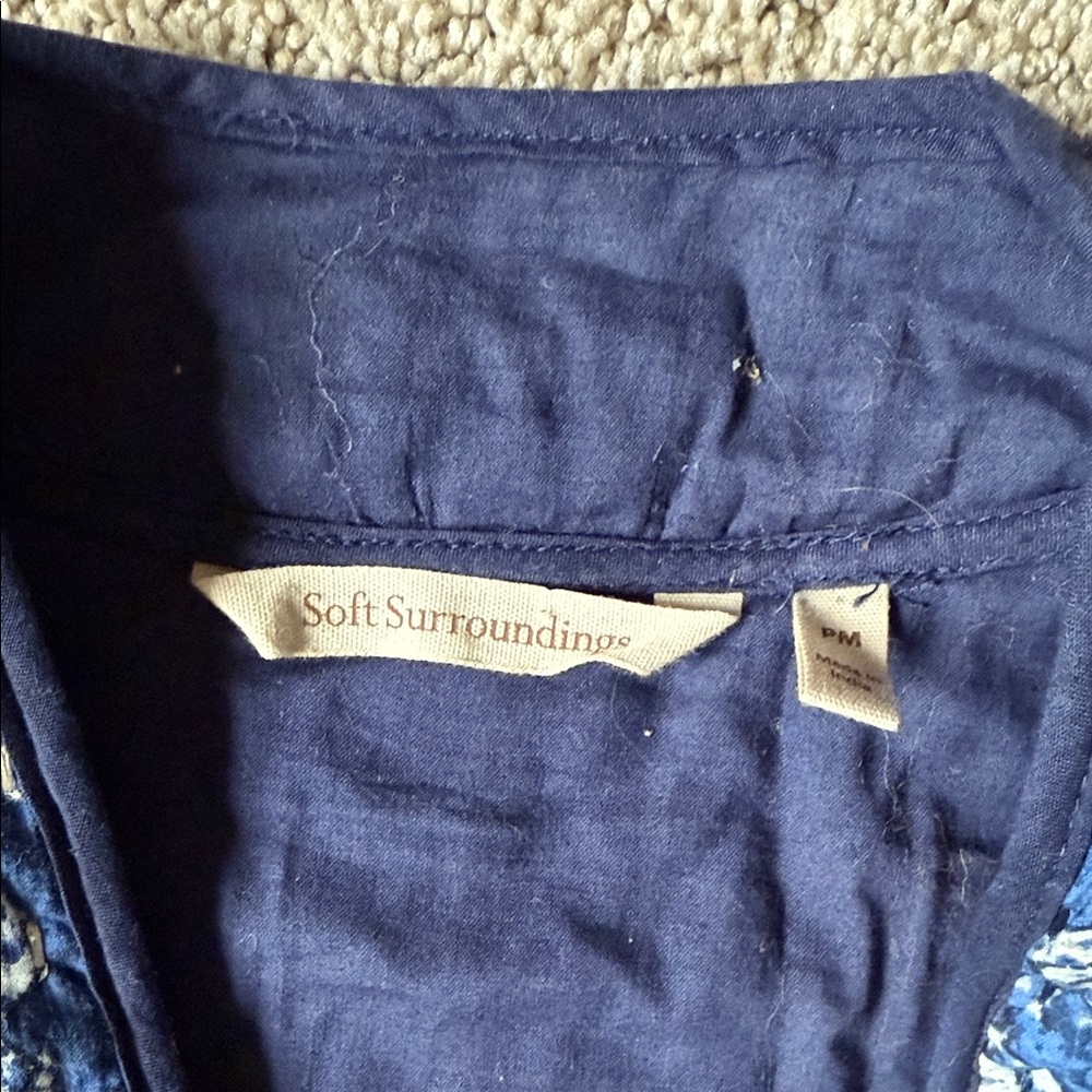Soft Surroundings Quilted Jacket PM - Picture 2 of 10
